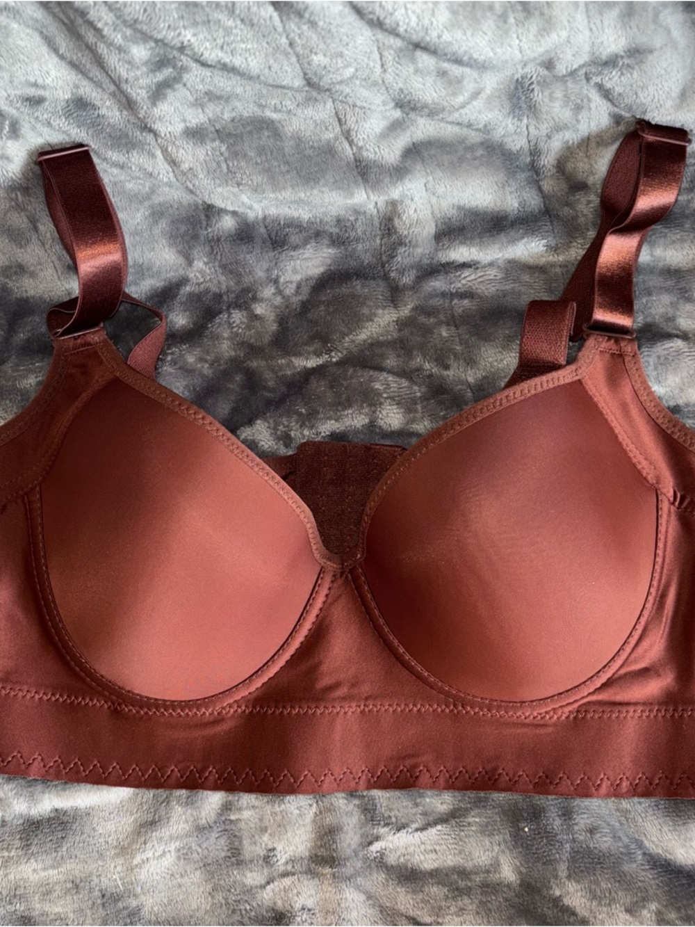 Everyday Smooth Underwire Bra in Deep Wine 38 B